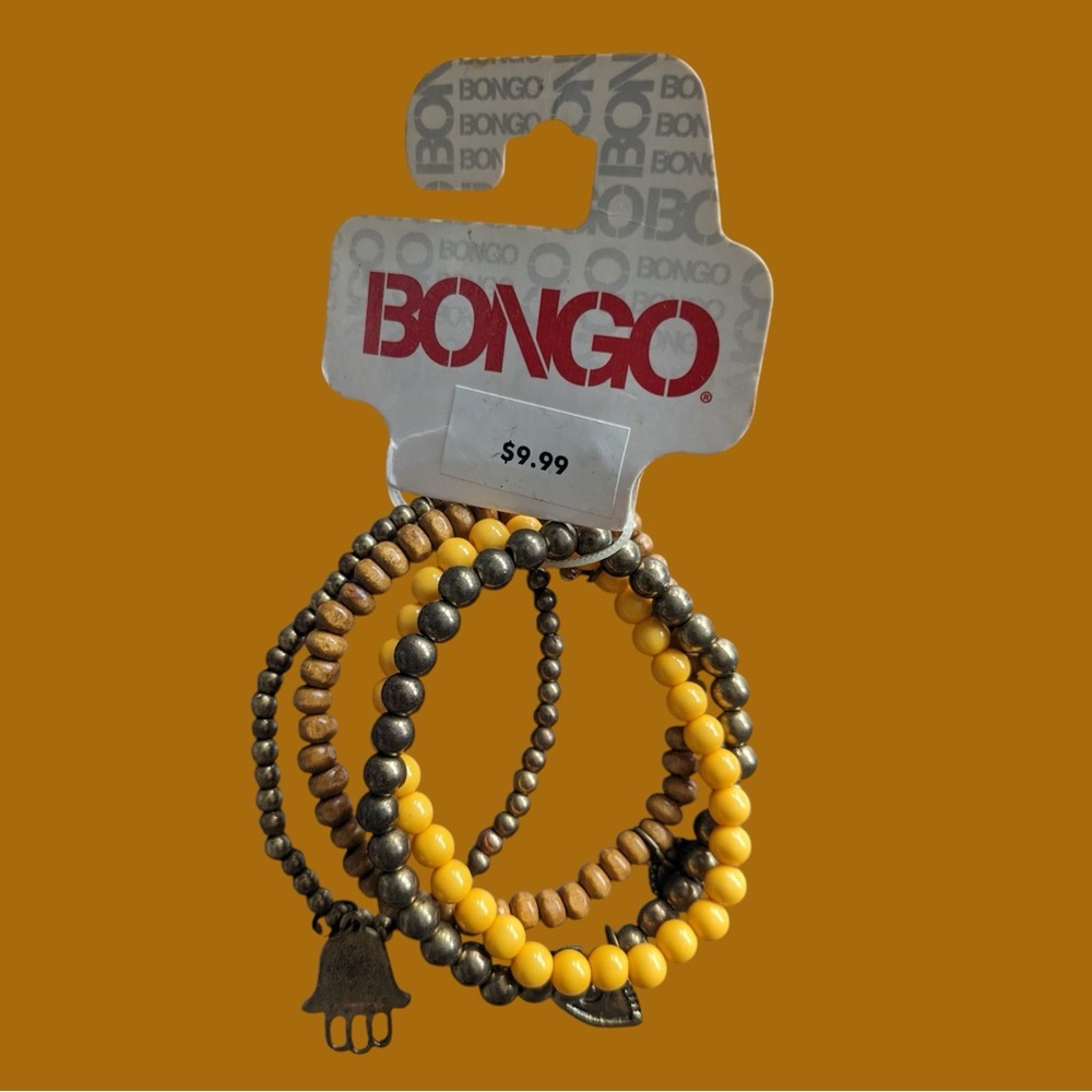 BONGO Wooden Beaded Bracelet Set